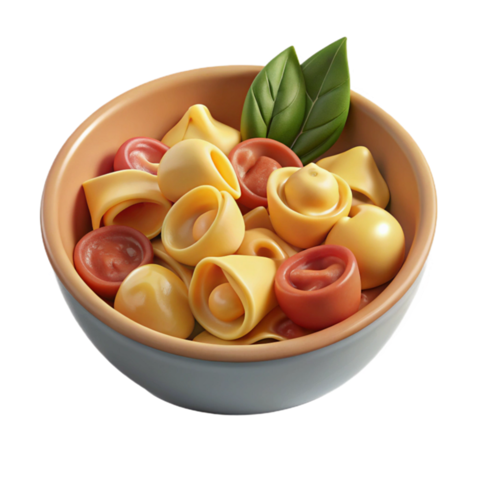 Delicious Pasta Shells with Tomato Sauce and Basil png