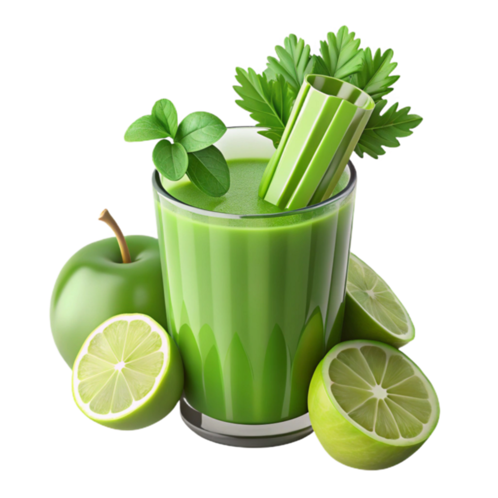Refreshing Green Smoothie Recipe Celery, Apple, Lime png