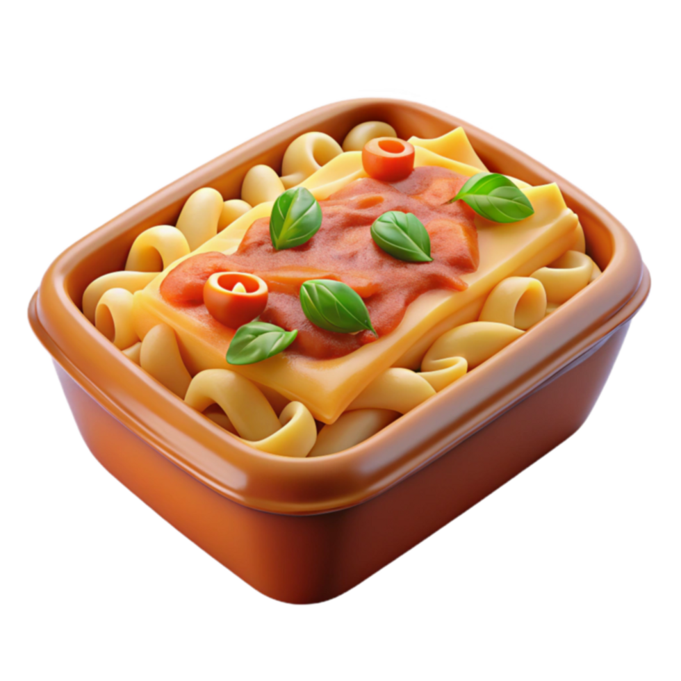 Pasta Bake Creamy Tomato Sauce, Cheese, and Pasta png