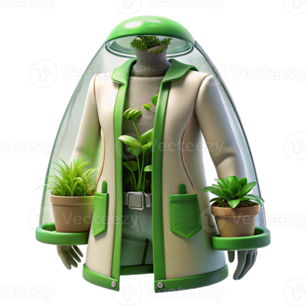 Eco-Fashion Sustainable Clothing Plants png