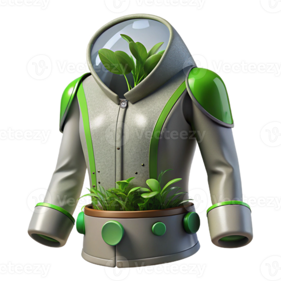 Eco-Friendly Futuristic Apparel Sustainable Design png