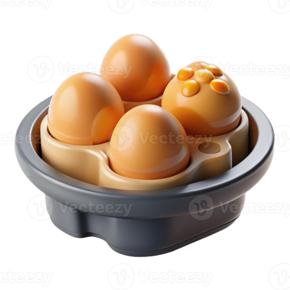 Egg Cooker with Four Egg Holders png