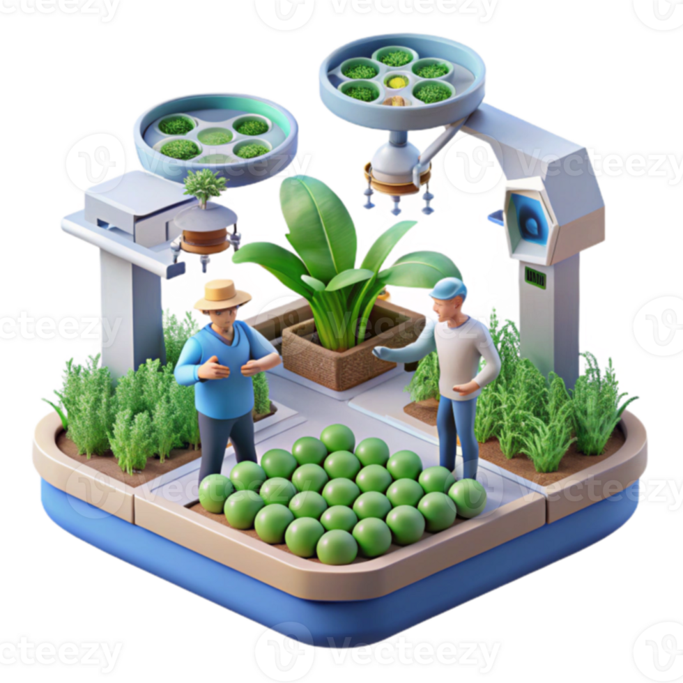 Automated Vertical Farming Future of Agriculture png