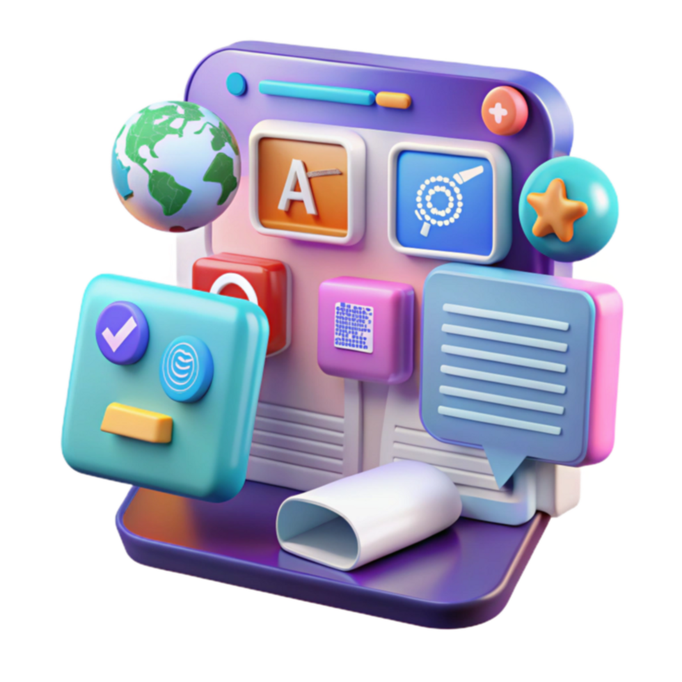 Global App Interface Design, Messaging, Features png