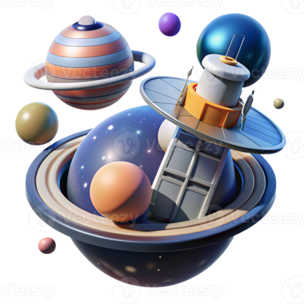 Spacecraft Exploration Planets, Satellites, and Cosmos png
