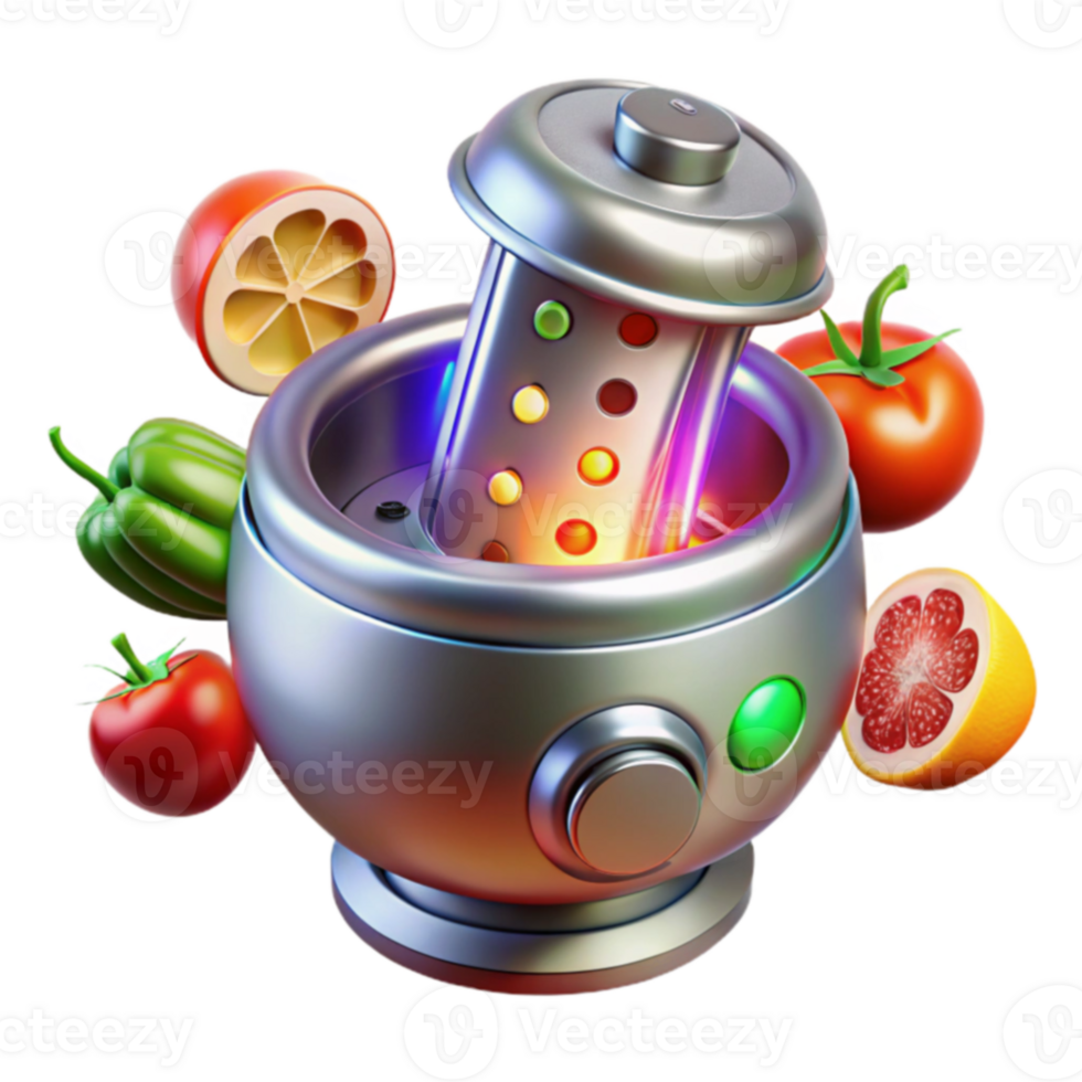 Futuristic Food Processor Blend, Mix, Juice png