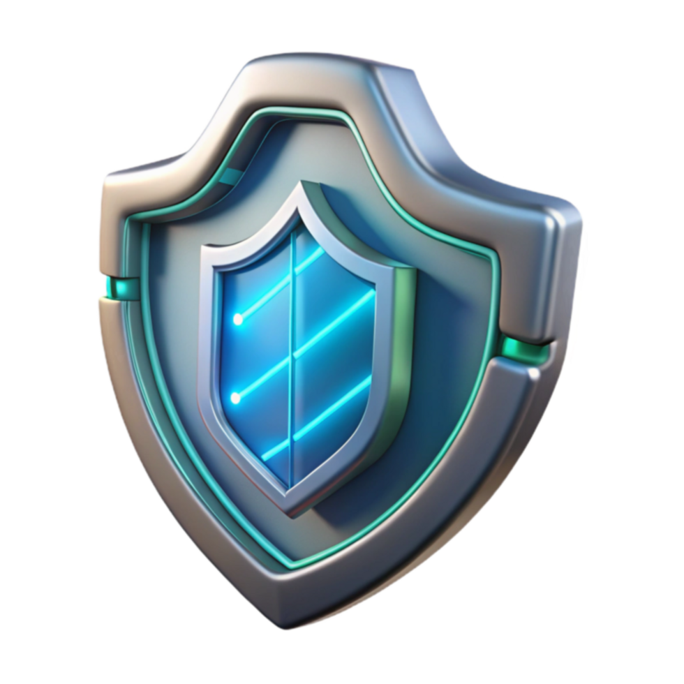 Cybersecurity Shield Digital Protection and Network Security png