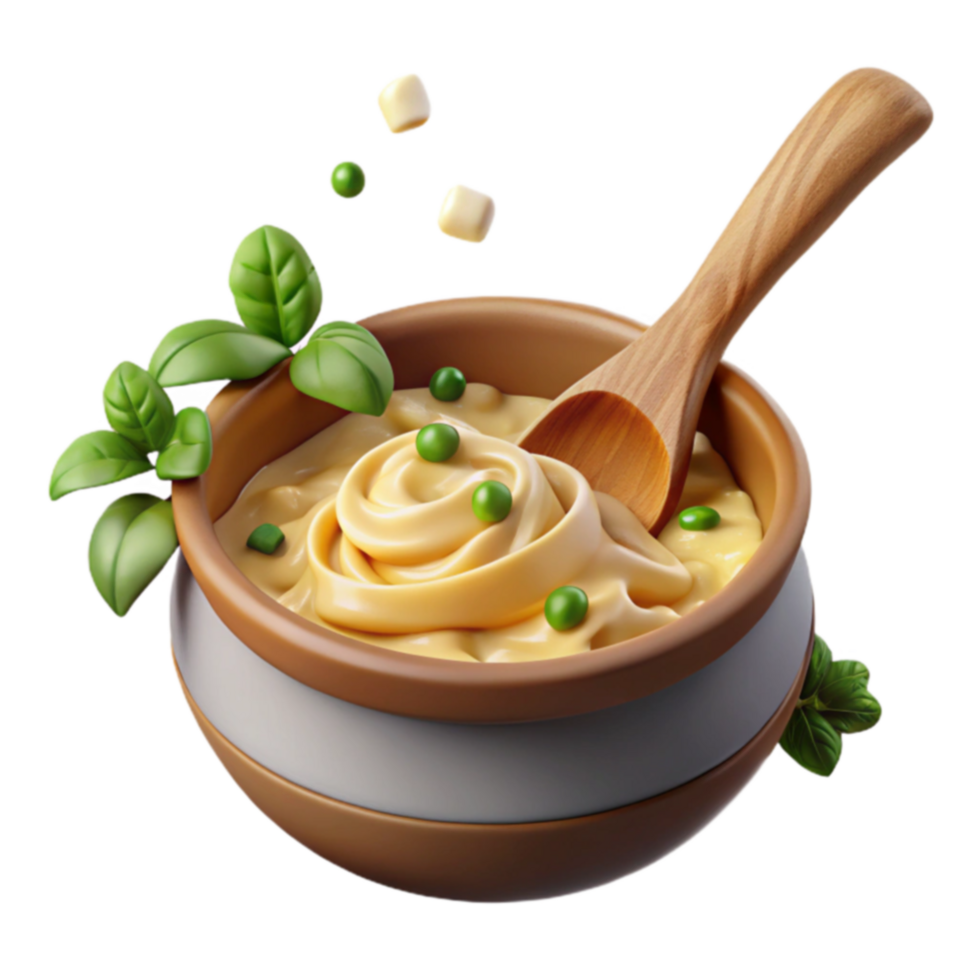 Creamy Cheese Dip with Peas and Herbs png