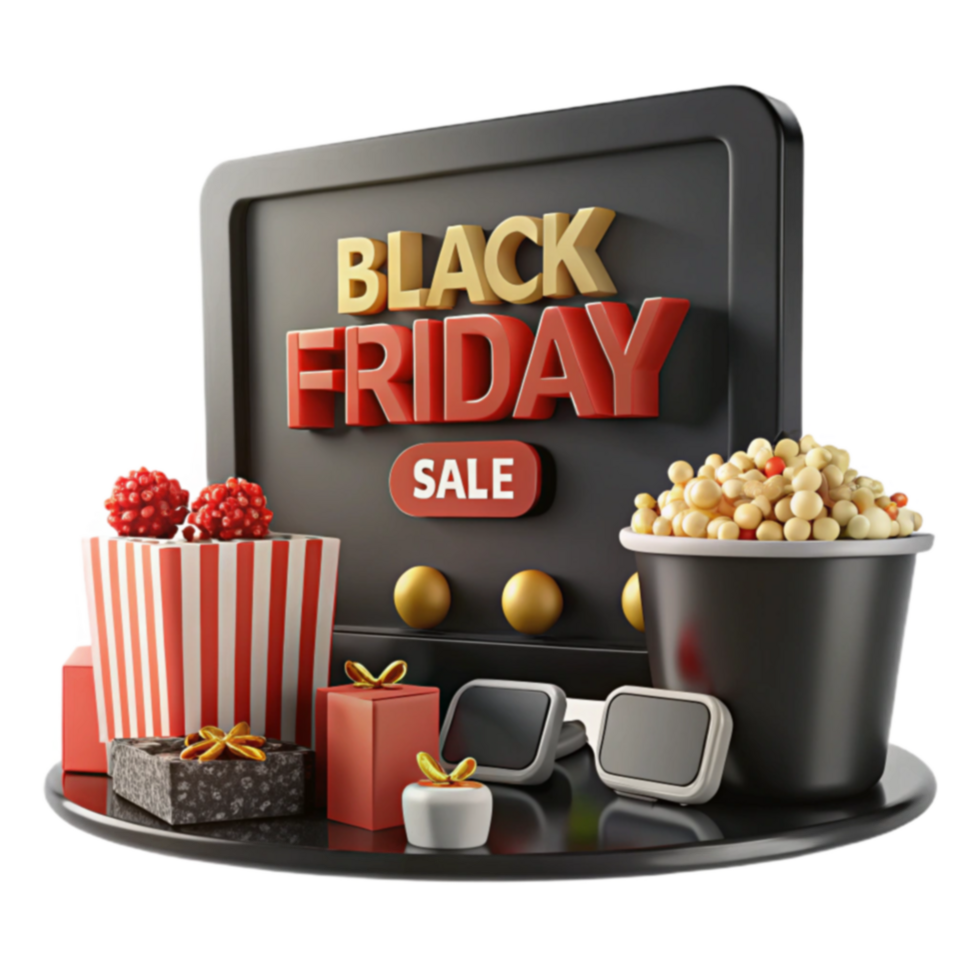 Black Friday Sale Gifts, Popcorn, and More png