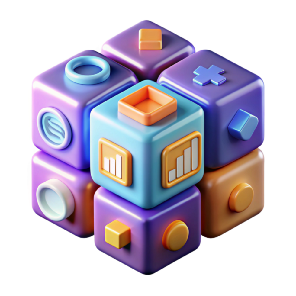 Data Cube Visualizing Information Through 3D Graphics png