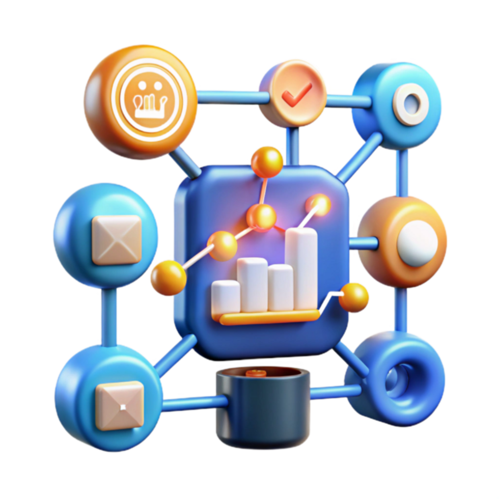 Data Integration Visualizing Growth Key Metrics png