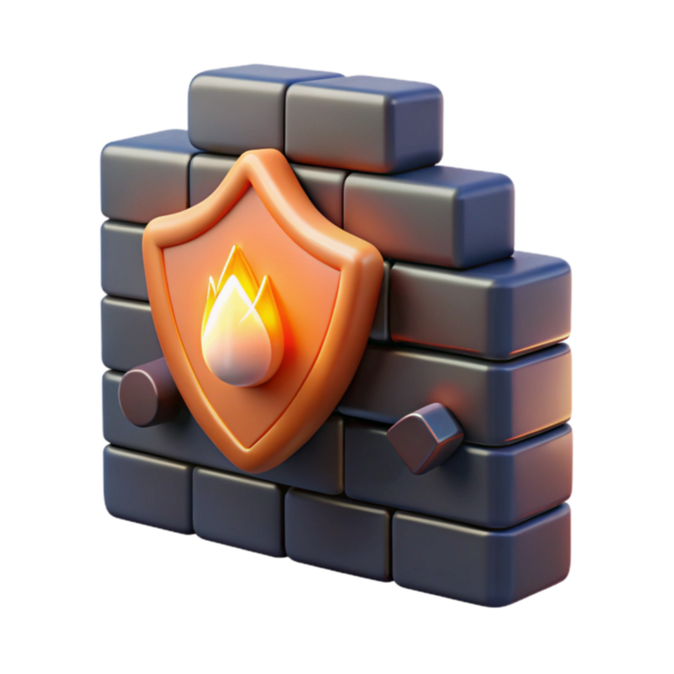 Firewall Protection Shielding Against Digital Threats png