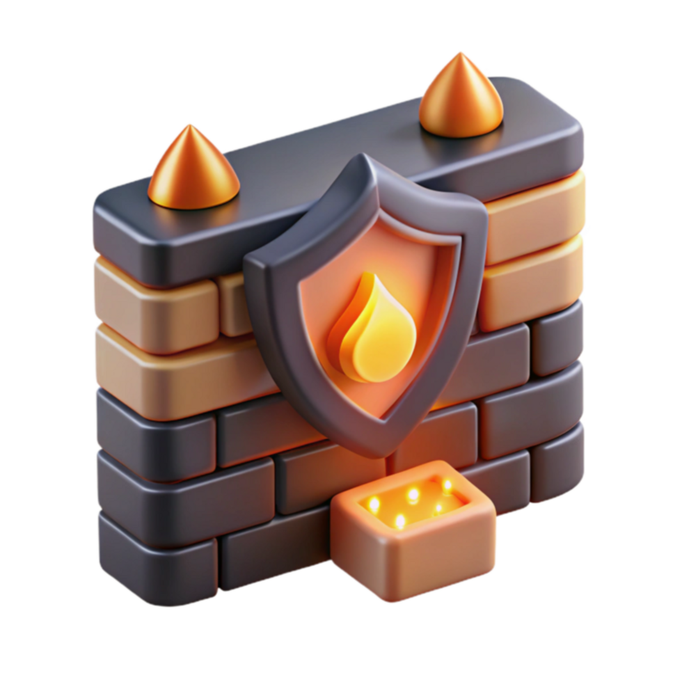 Digital Fortress Secure Data Protection with Enhanced Firewall png