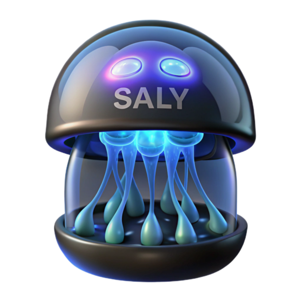 Bio-luminescent Aquatic Lifeform in Protective Dome png