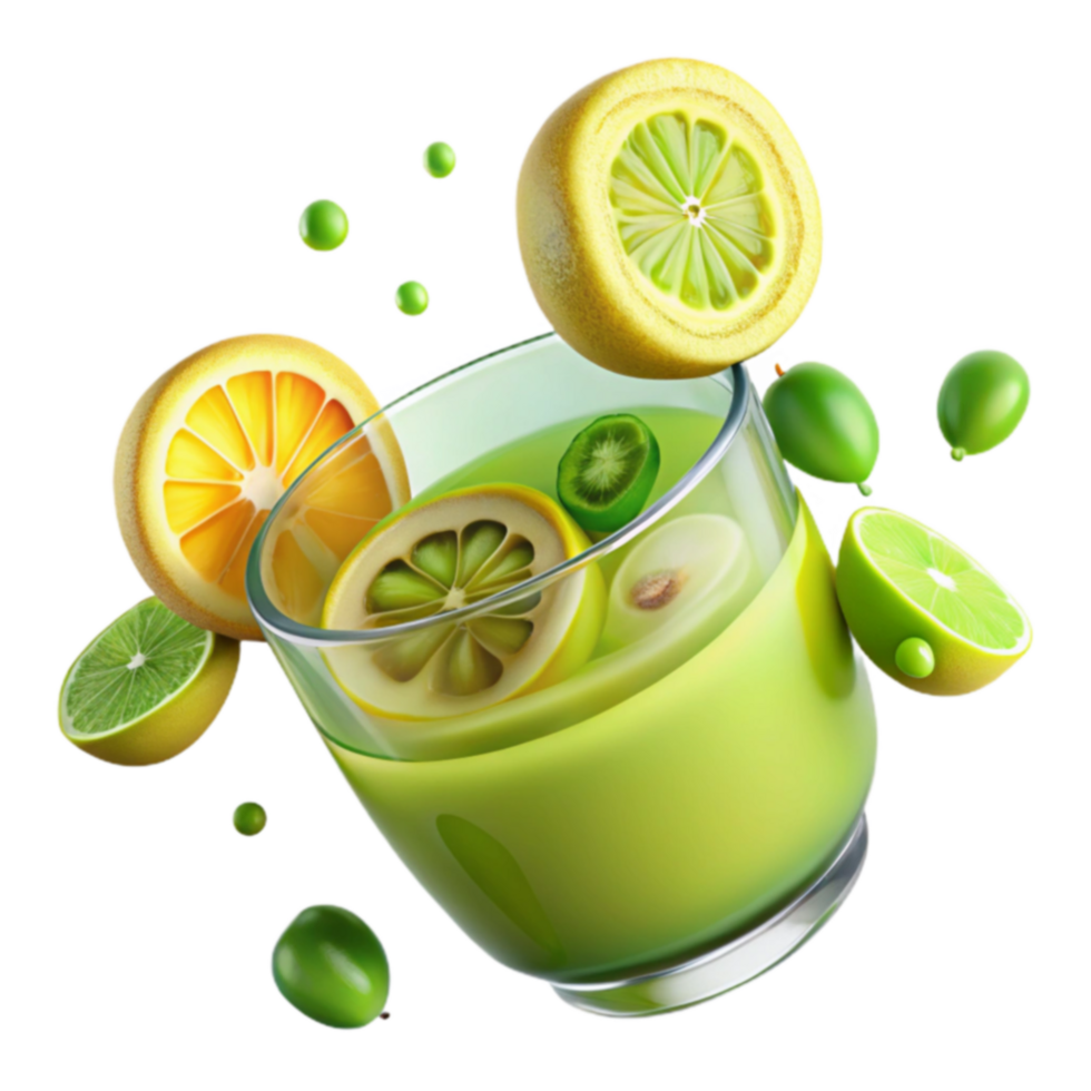 Refreshing Citrus Tropical Fruit Juice Blend png