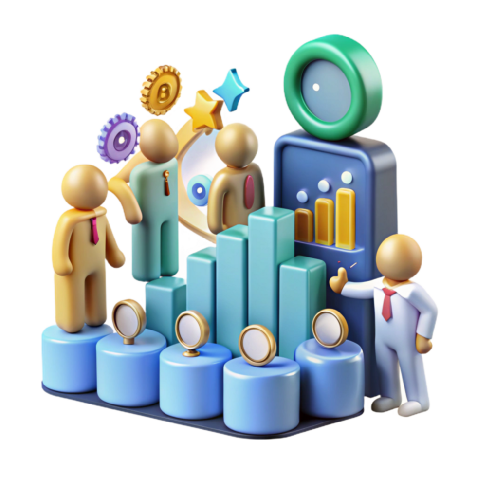 Teamwork, Growth, and Data-Driven Success png