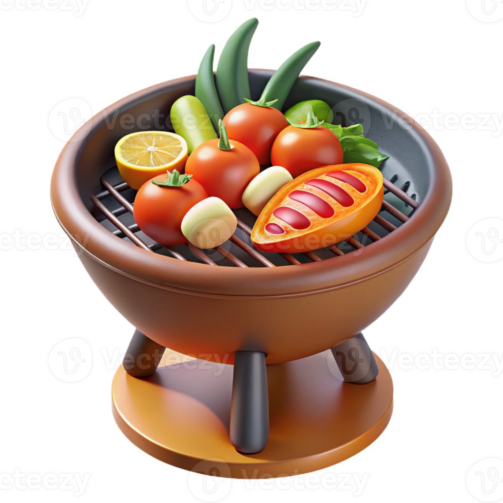 Grilling Vegetables A Summer Cookbook png