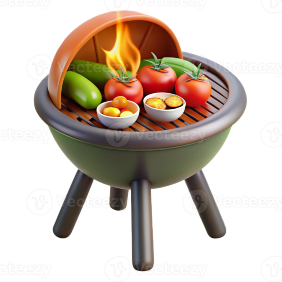 Grilling Vegetables and Citrus A Summer Cookout png
