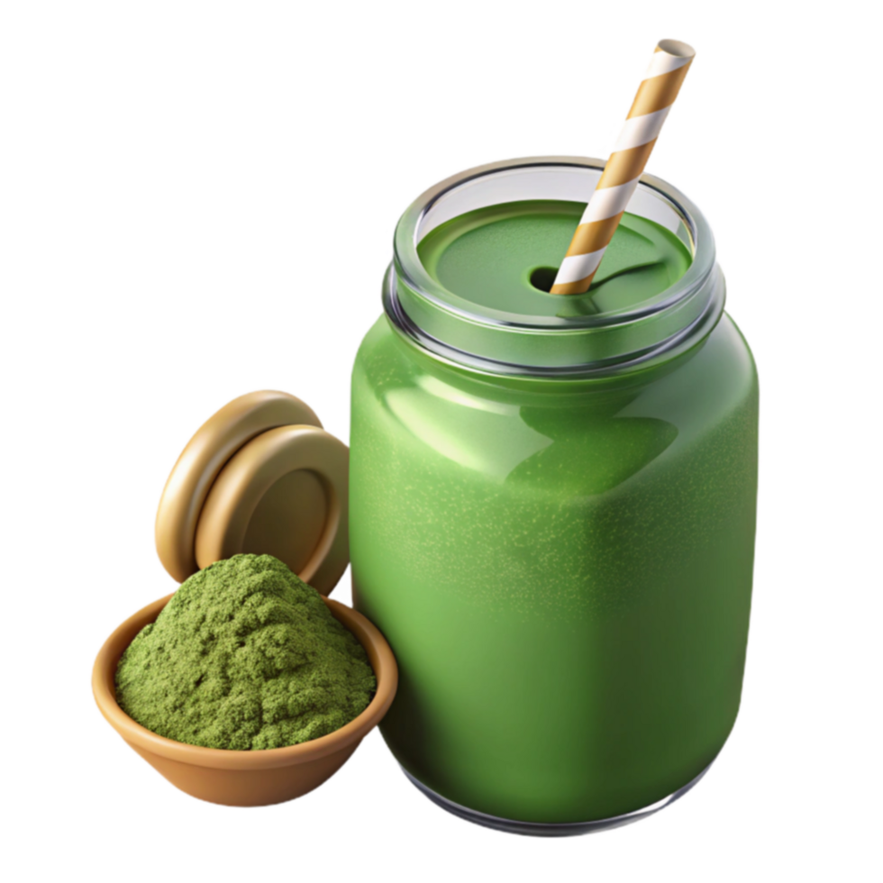Refreshing Matcha Green Smoothie Recipe png