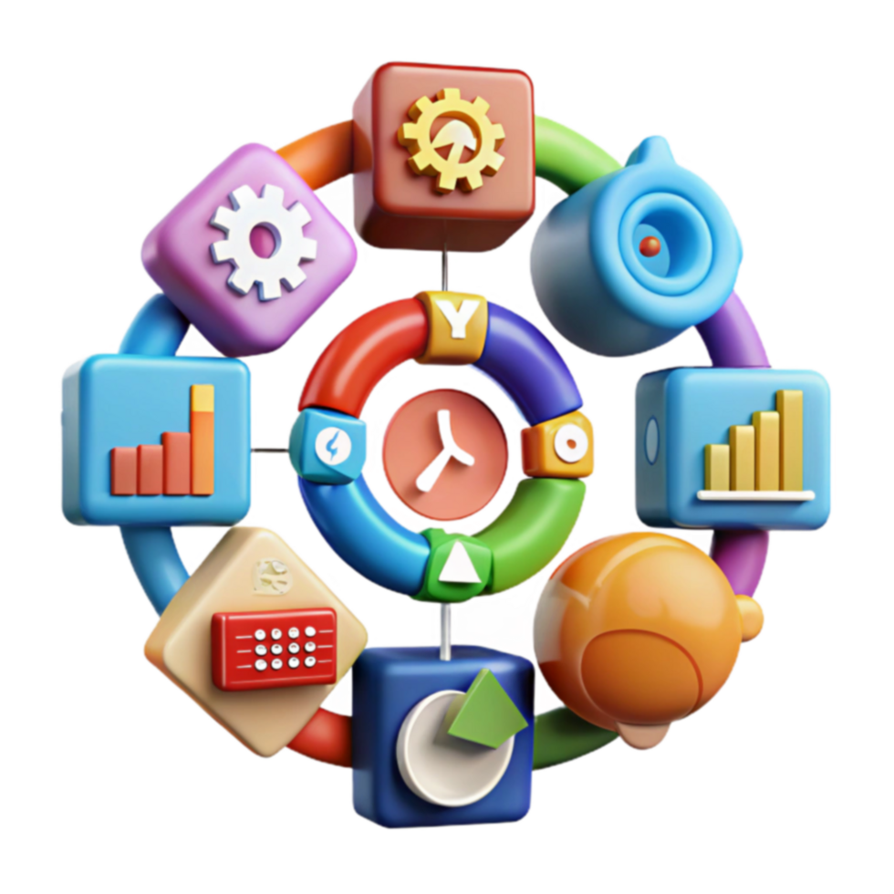Integrated System Data, Time Management, Communication png
