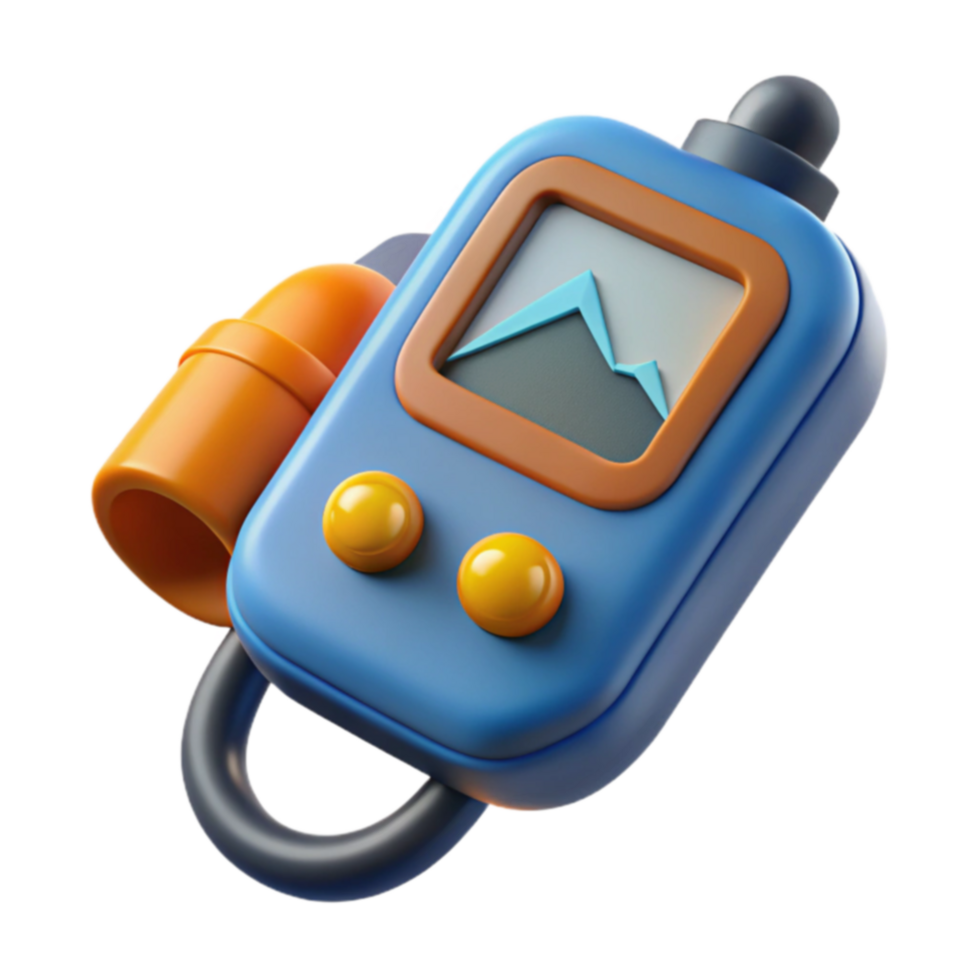 Portable 3D Mountain Navigation Device png