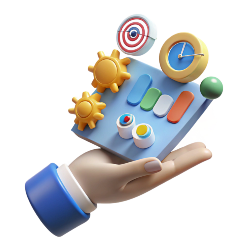 Efficient Project Management Goals, Time, Data png
