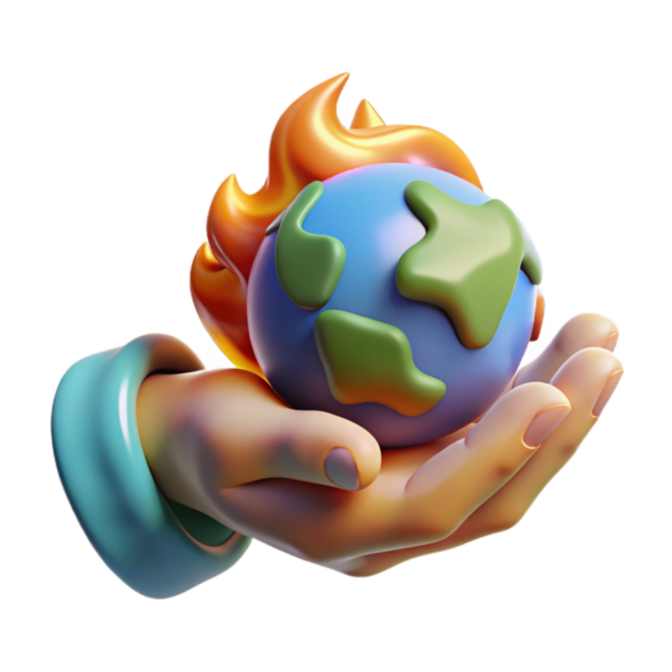 Global Warming A Burning Issue in Our Hands png