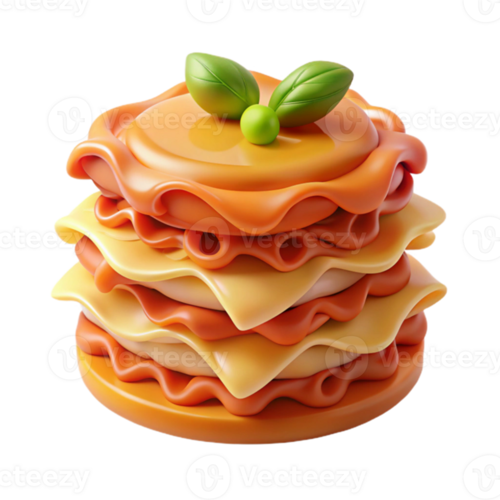 Layered Melted Cheese Dish with Sauce png