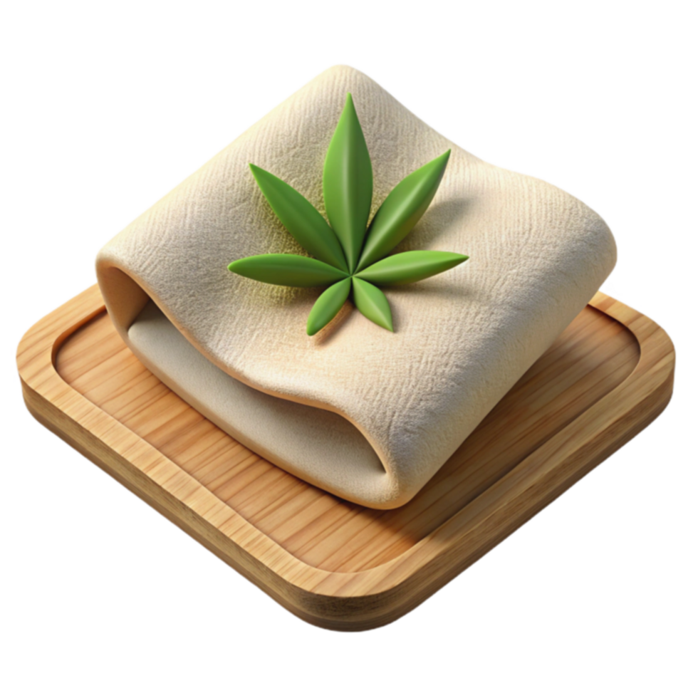 CBD Spa Treatment Relaxing Hemp Towel png