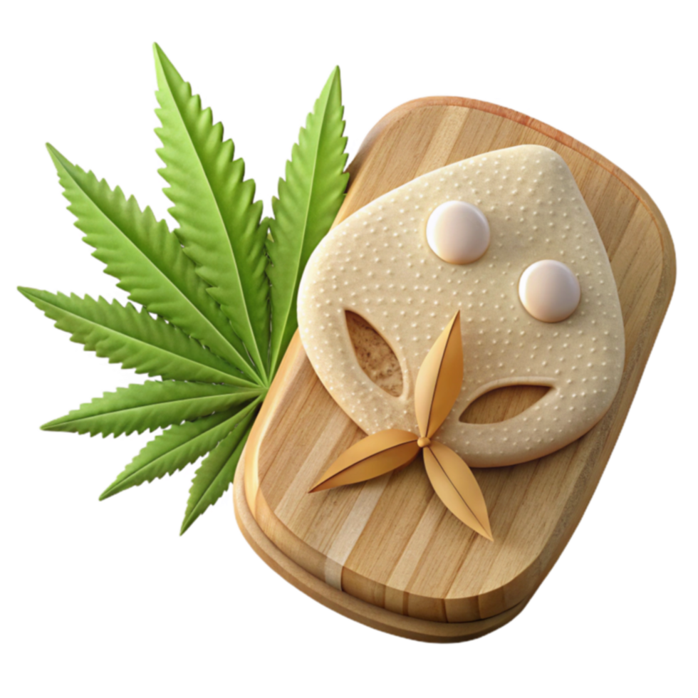 Cannabis-Infused Skincare Hemp Leaf Botanical Extracts png