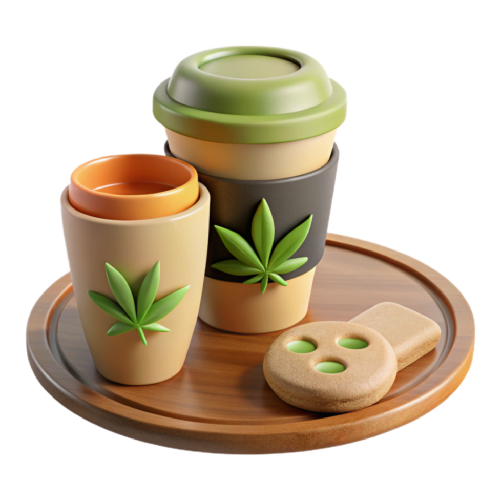 Cannabis-Infused Coffee and Tea A Relaxing Break png