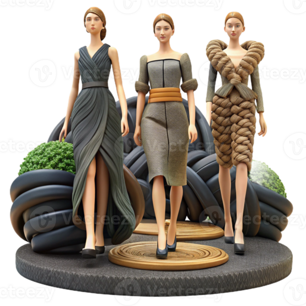 Fashion Runway Elegant Dresses, Modern Styles png