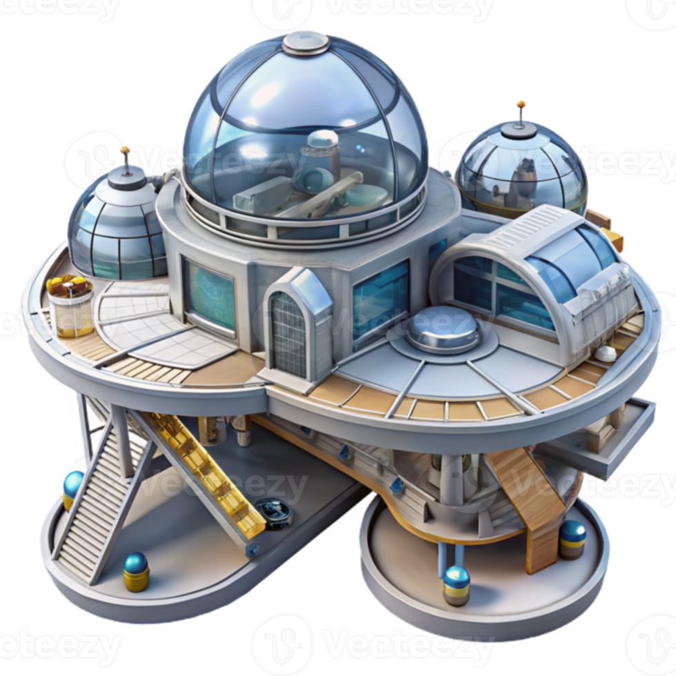 Futuristic Dome House Space Age Home Design png