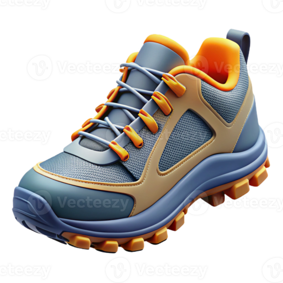 Durable Hiking Shoe Trail-Ready Design with Breathable Mesh png