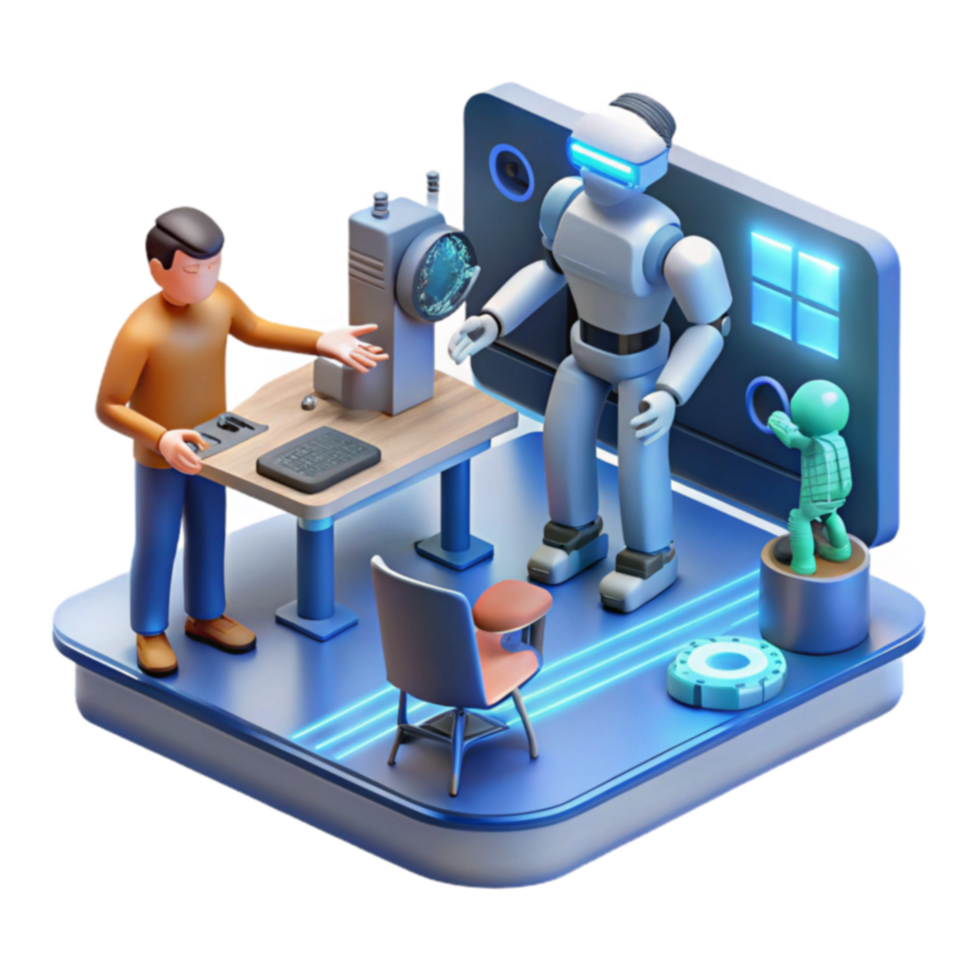 Human-Robot Collaboration Future of Automation png