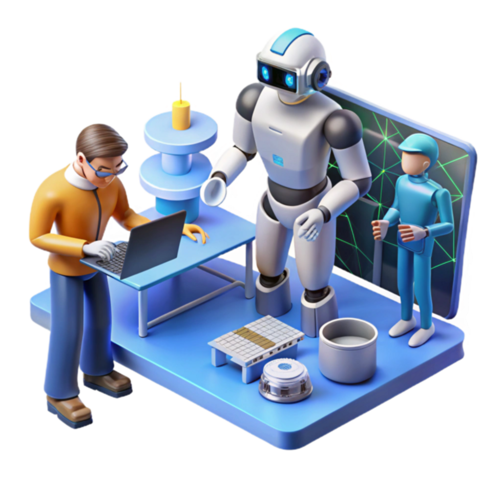 Human-Robot Collaboration Future of Automation in Manufacturing png