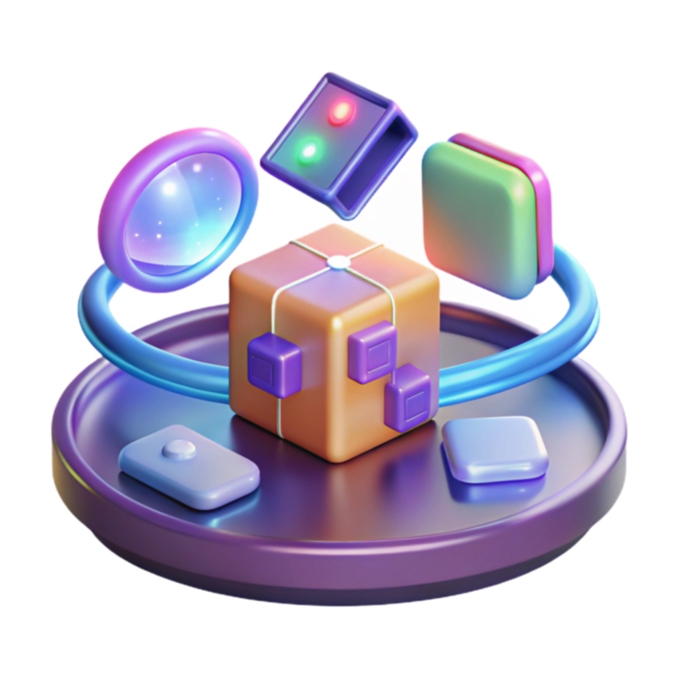 3D Render of Package Tracking System png