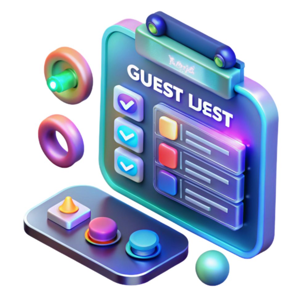 Interactive Guest List Management System png