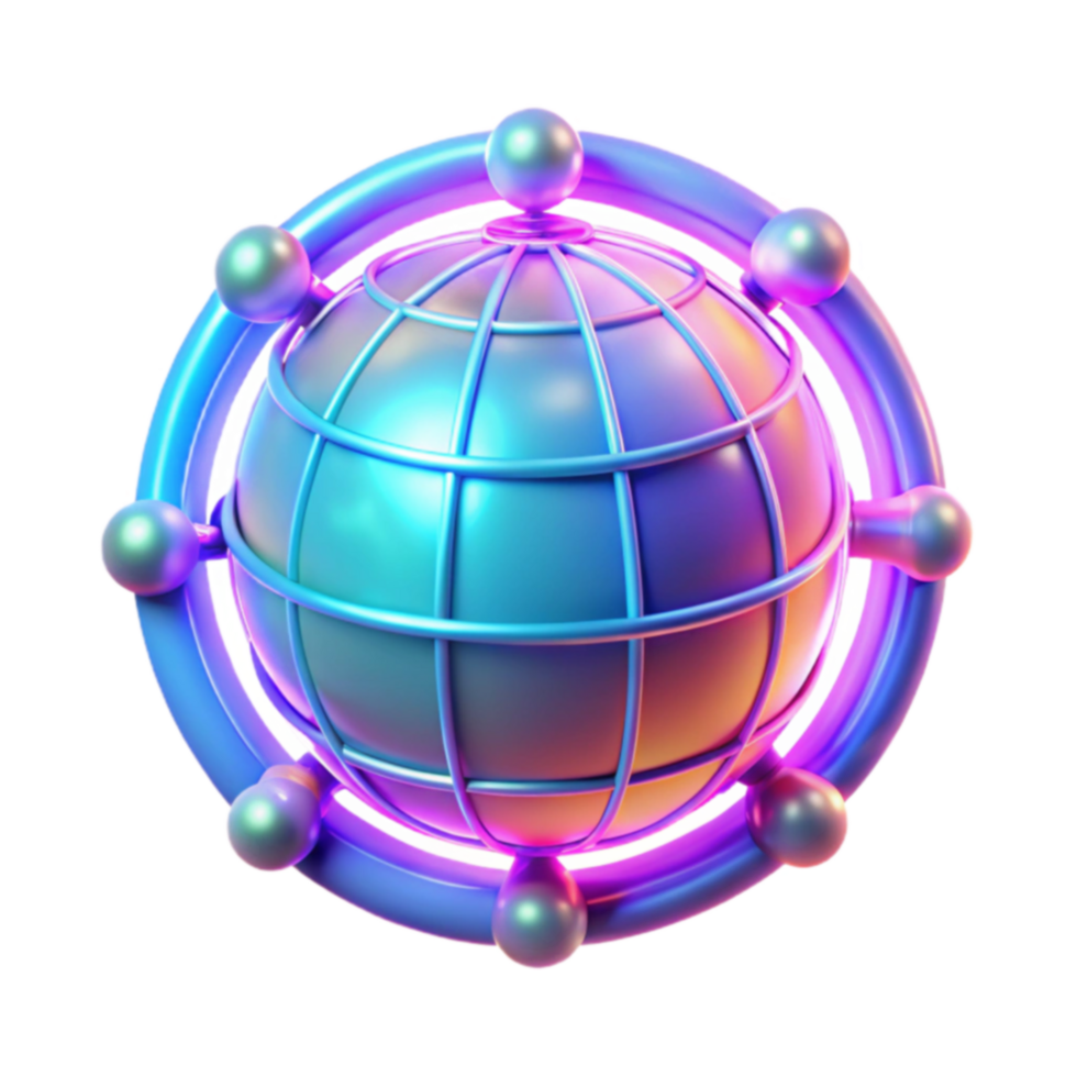 Global Network Interconnection and Communication png