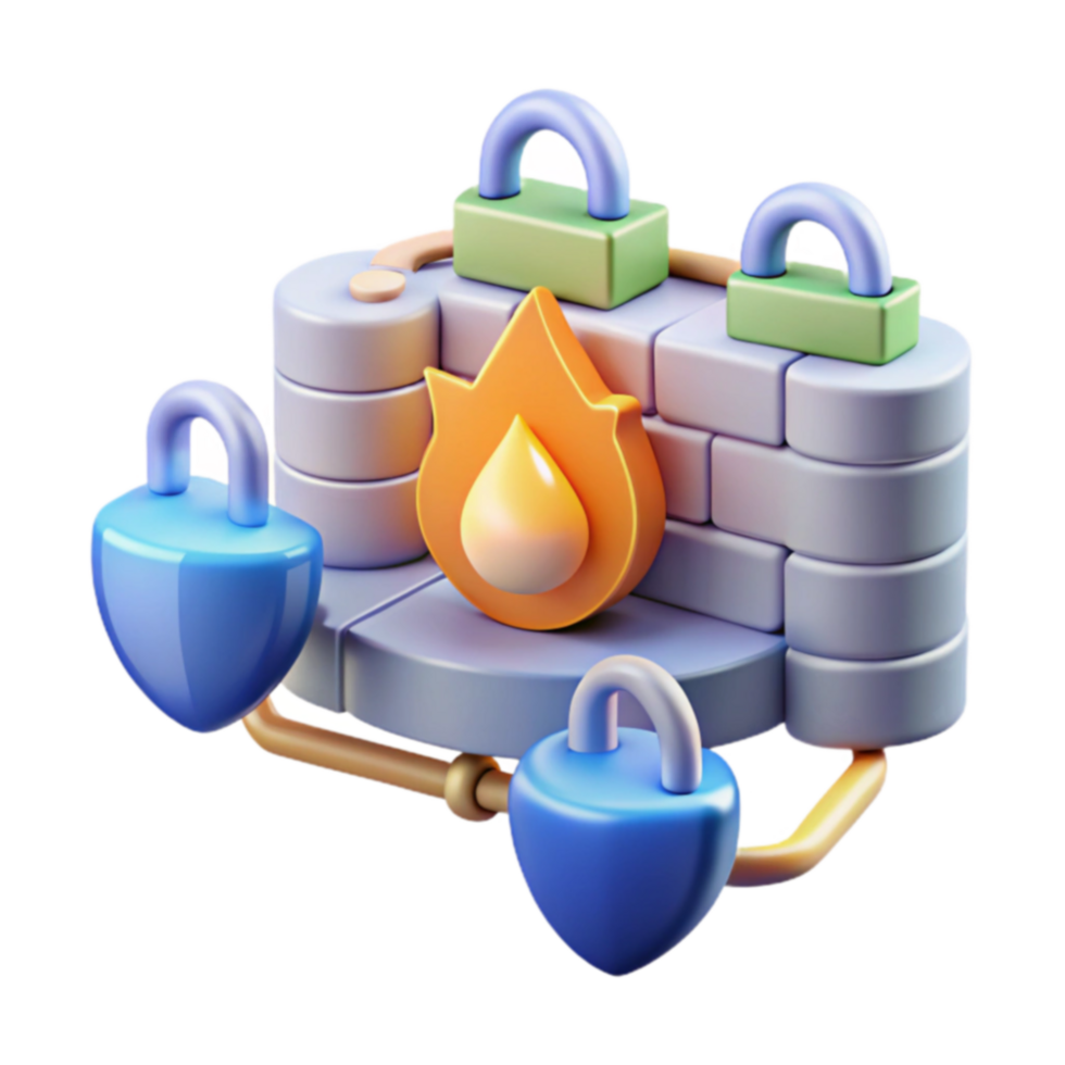 Firewall Security Protecting Data with Network Encryption png