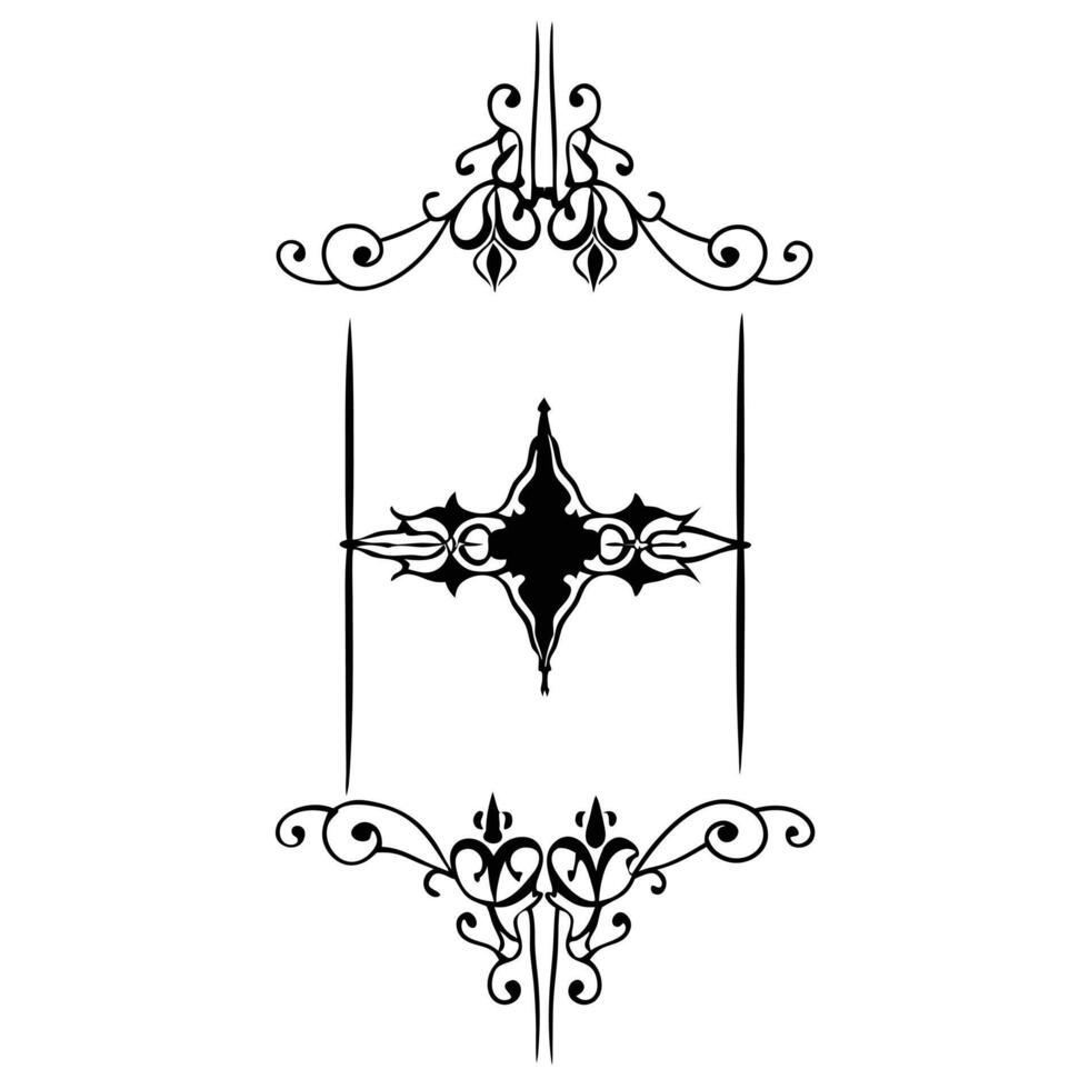 Decorative frame design vector