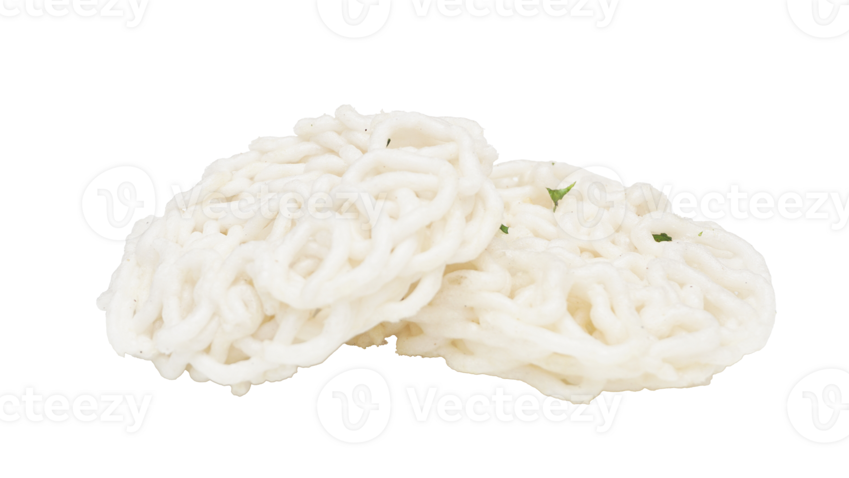 Two Indonesian Deep Fried Cracker on Transparent Bakground png