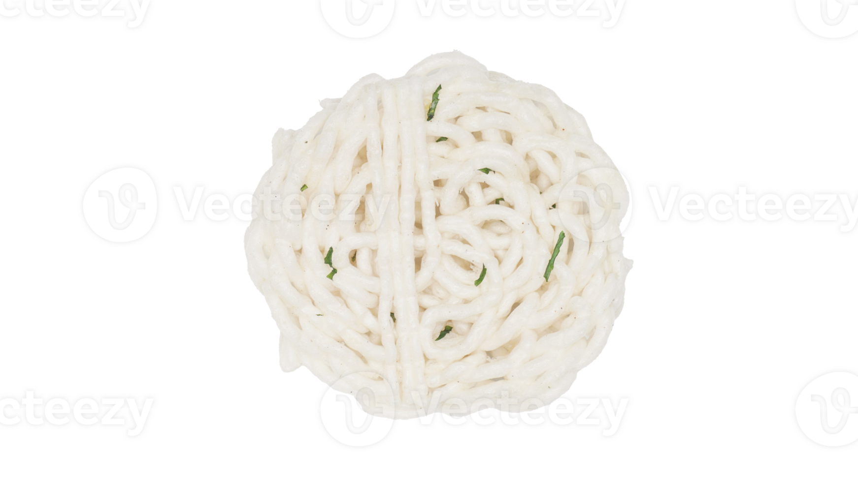 Top View of Kerupuk or Cracker on Transparent Background png