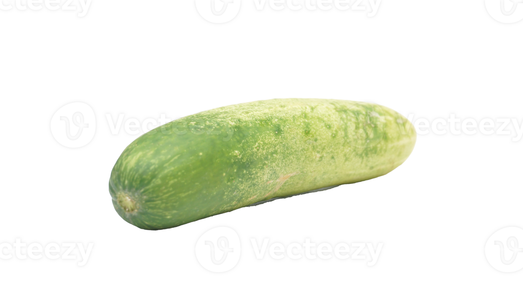 Green Cucumber on Transparent Background png