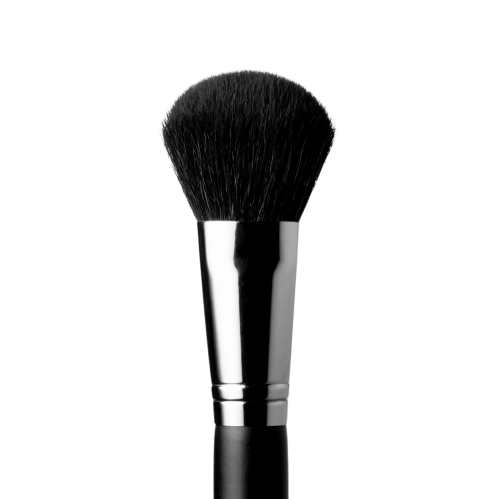 Makeup brush prominently displayed. png