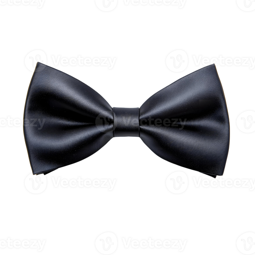 Elegant Black Bow Tie for Barbers png