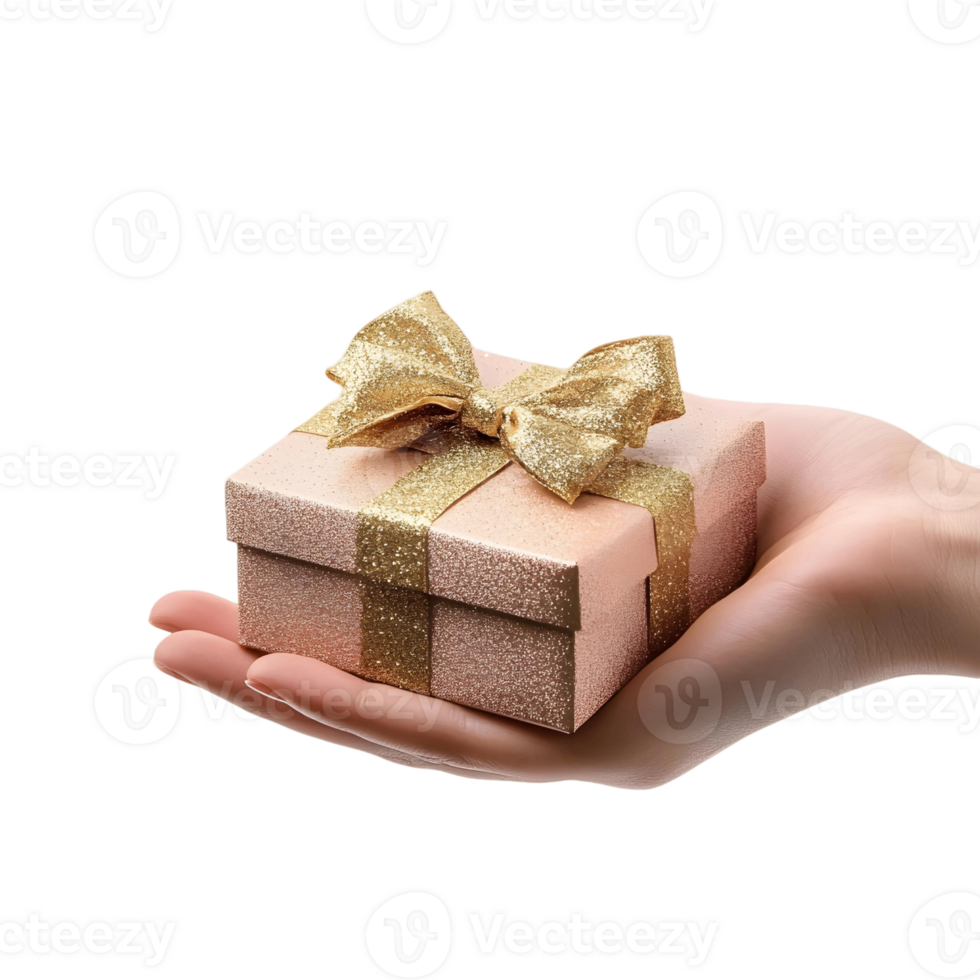 Thoughtful Gesture with a Mini Gift Box png