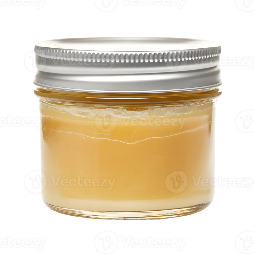Hand Holding a Cosmetic Waxing Jar png