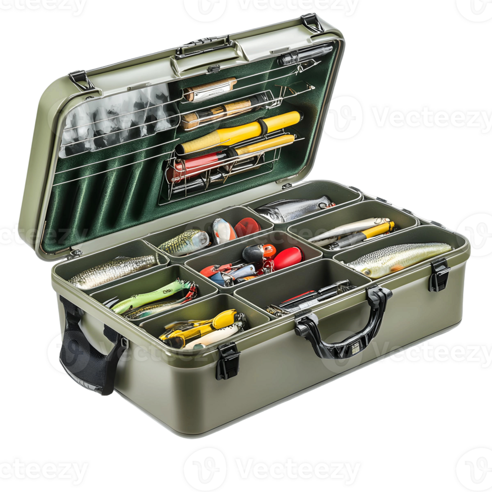 Multi Section Fishing Organizer for Anglers png