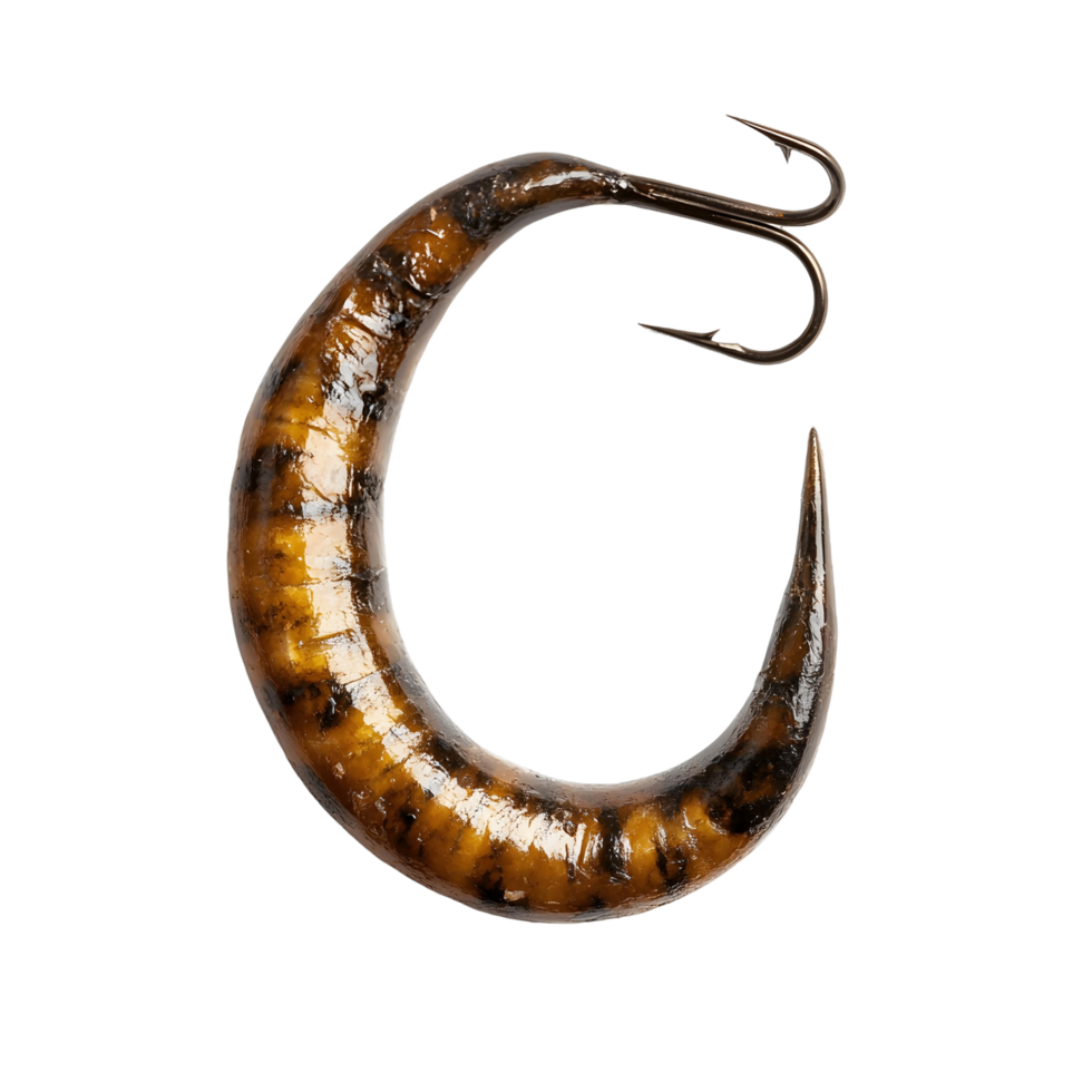 Floating Worm Bait with Durable Hook png